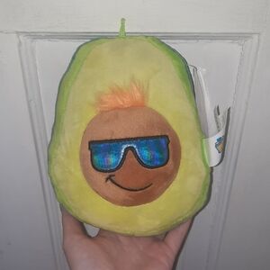 Avocado Plush with Sunglasses